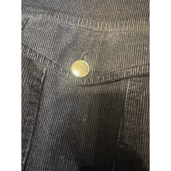 ZADIG & VOLTAIRE Corduroy Trucker Jacket Navy Blue Quilted Lined Mens Size XL - Picture 4 of 8